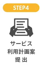 STEP4. サービス利用計画案提出